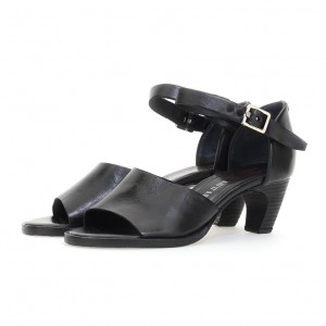 Black A.S.98 Bess Women's Sandals | CA-OWKSH-5832