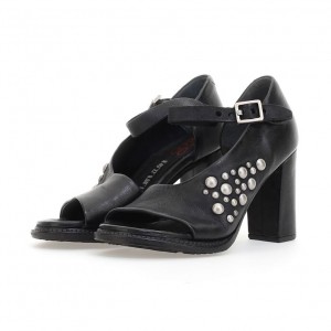 Black A.S.98 Brooke Women's Sandals | CA-BEJHS-5083