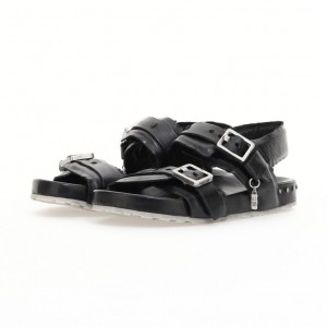 Black A.S.98 Evelyn Women's Sandals | CA-NWYZL-3018