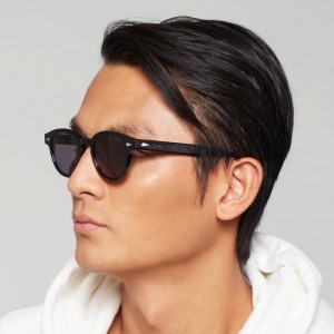 Black A.S.98 Rob Men's Sunglasses | CA-LPRTG-5879