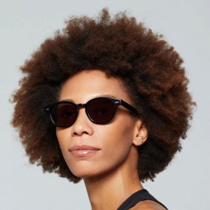 Black A.S.98 Rob Women's Sunglasses | CA-QWNOA-5079