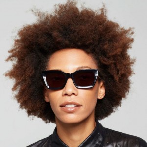 Black A.S.98 Ronnie Women's Sunglasses | CA-UVJFL-5291