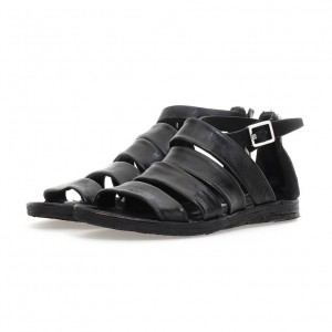 Black A.S.98 Ros Women's Sandals | CA-PNTQG-3906