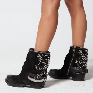 Black A.S.98 Saint-Shine Women's Ankle boots | CA-DLVYC-4253