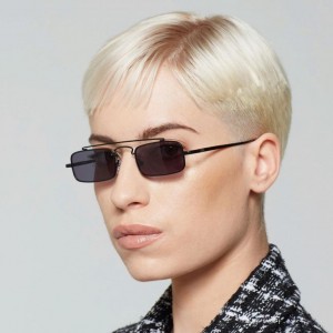 Black A.S.98 Taylor Women's Sunglasses | CA-QIZDH-2648