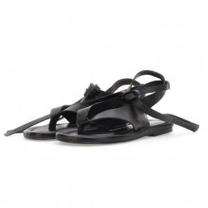 Black A.S.98 Yanci Women's Sandals | CA-MRUGQ-0782