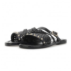 Black A.S.98 Yazmin Women's Sandals | CA-ERSFD-2930