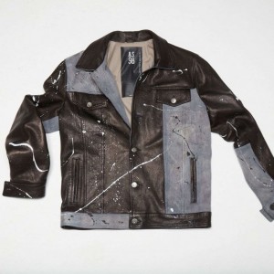 Brown A.S.98 Leather Bruce Men's Jackets | CA-HDXWB-8541