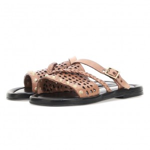 Brown A.S.98 Yazmin Women's Sandals | CA-XDLNK-5149