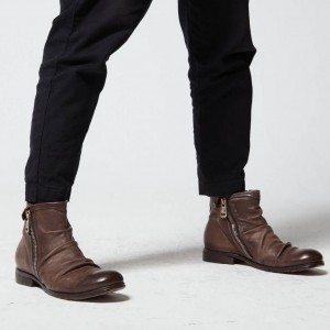 Chocolate A.S.98 Clash 401216 Men's Ankle boots | CA-VFOZN-9856