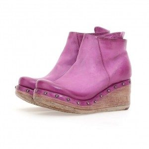 Fuchsia A.S.98 Pancras Women's Ankle boots | CA-GKOFA-2814