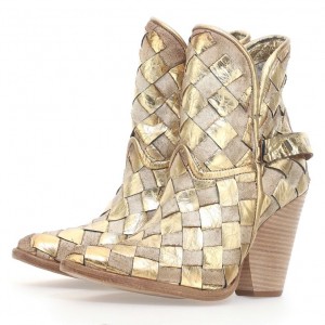 Gold A.S.98 Bette Women's Ankle boots | CA-WBKIO-7120