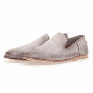 Grey A.S.98 Alberic Men's flat shoes | CA-WIMUB-0738