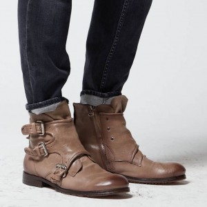 Grey A.S.98 Clash 401202 Men's Ankle boots | CA-WNOEM-5279