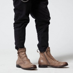 Grey A.S.98 Clash 401231 Men's Ankle boots | CA-ZBXQA-8917