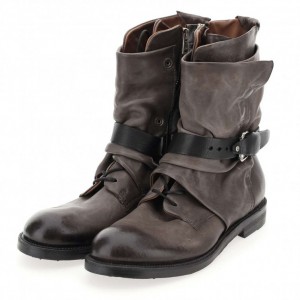 Grey A.S.98 Samurai 347226 Men's Ankle boots | CA-SRTZD-3894