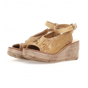 Khaki A.S.98 Nan Women's Sandals | CA-QTDFP-6389