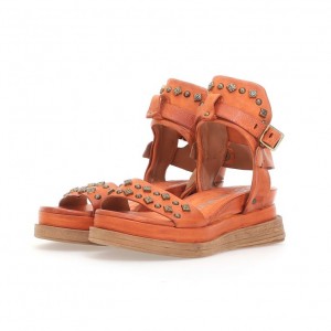 Orange A.S.98 Leta Women's Sandals | CA-MEKBD-5817