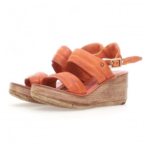 Orange A.S.98 Neely Women's Sandals | CA-WKVXD-8430