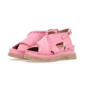 Pink A.S.98 Laz Women's Sandals | CA-GUDOR-7549