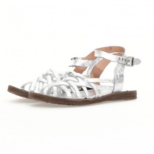 Silver A.S.98 Rylee Women's Sandals | CA-DBCMH-9236