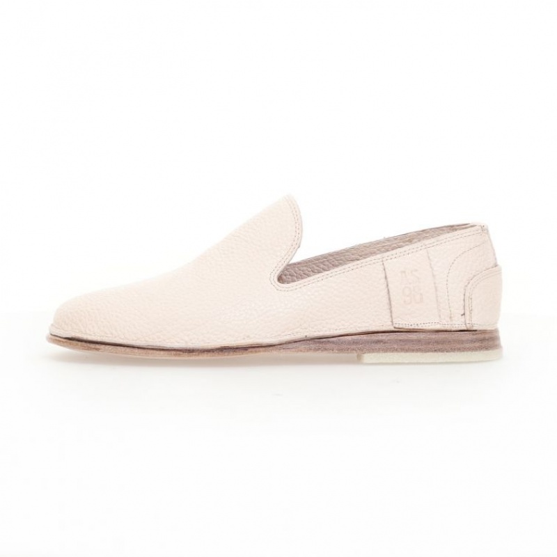 Beige A.S.98 Alberic Men's flat shoes | CA-OYQRZ-4678