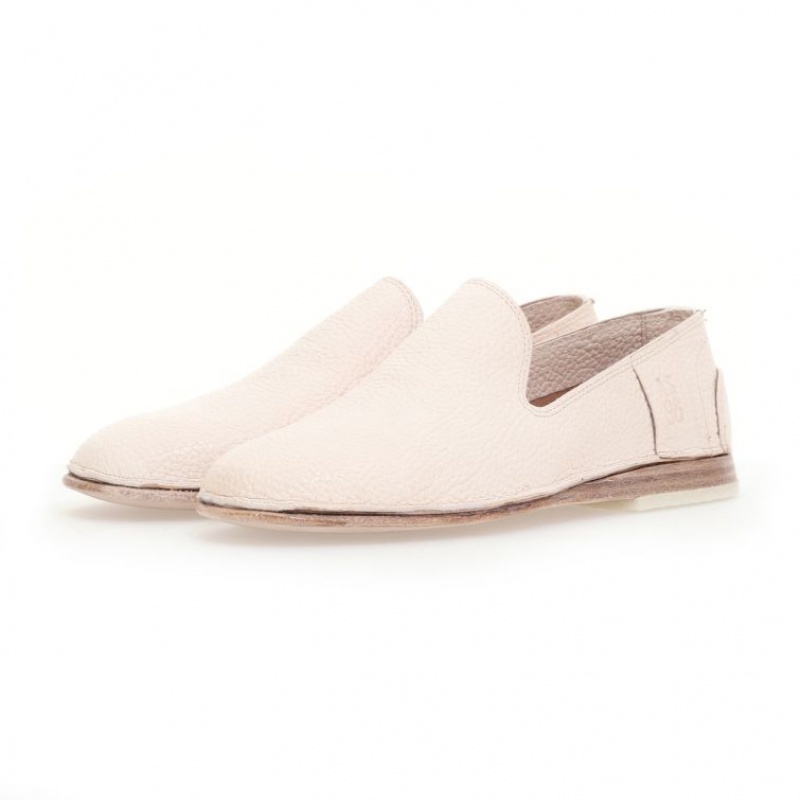 Beige A.S.98 Alberic Men\'s flat shoes | CA-OYQRZ-4678