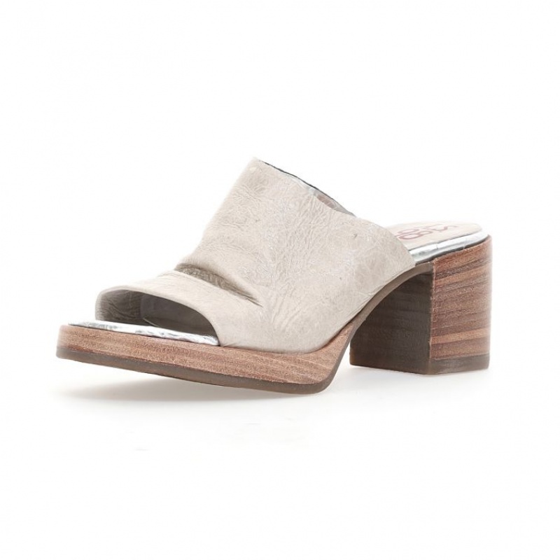 Beige A.S.98 Aleesha Women's Sandals | CA-PBETZ-0693