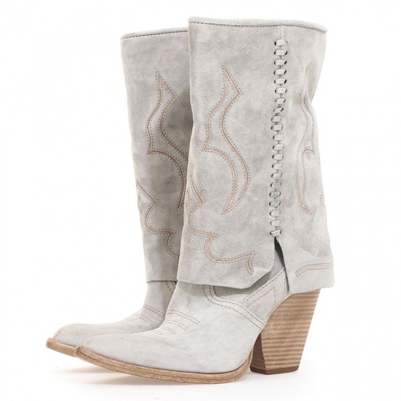 Beige A.S.98 Briony Women's Ankle boots | CA-HOQYG-1068