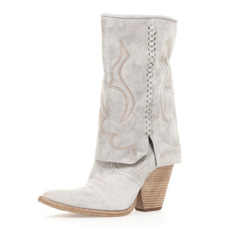 Beige A.S.98 Briony Women's Ankle boots | CA-HOQYG-1068