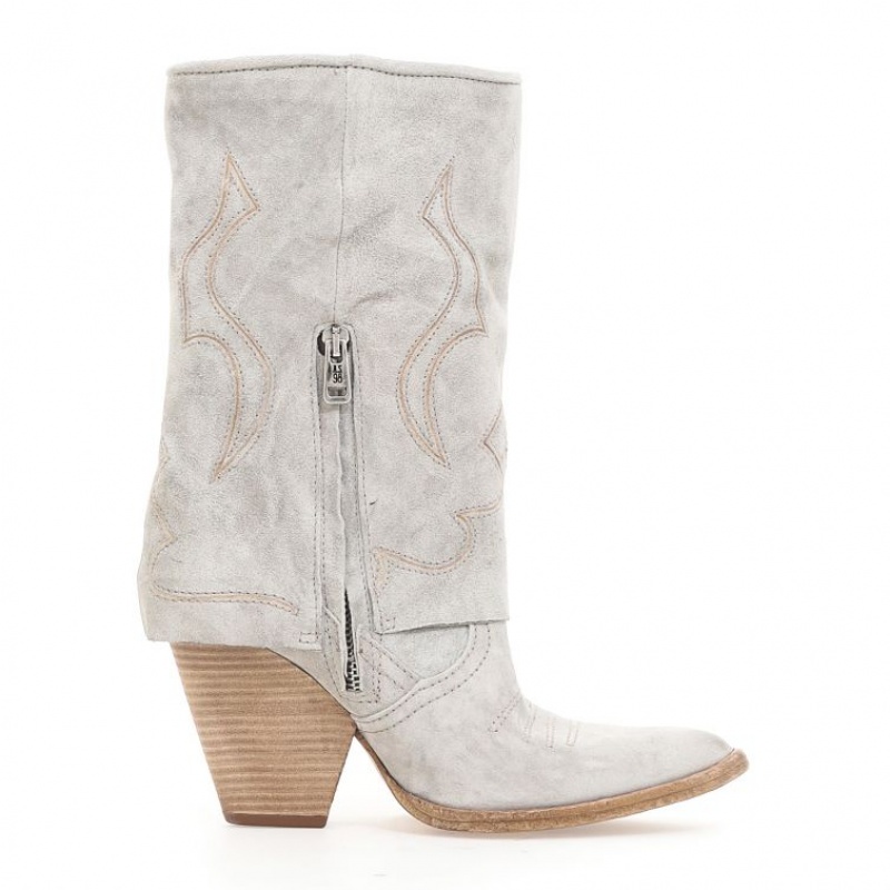 Beige A.S.98 Briony Women's Ankle boots | CA-HOQYG-1068