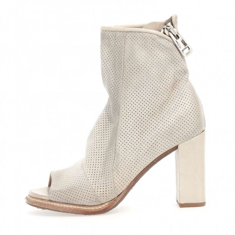 Beige A.S.98 Brucie Women's Ankle boots | CA-PVUHR-6947