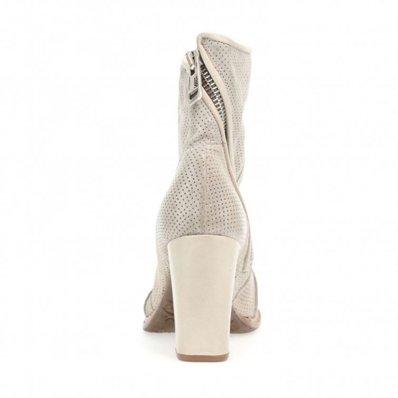 Beige A.S.98 Brucie Women's Ankle boots | CA-PVUHR-6947