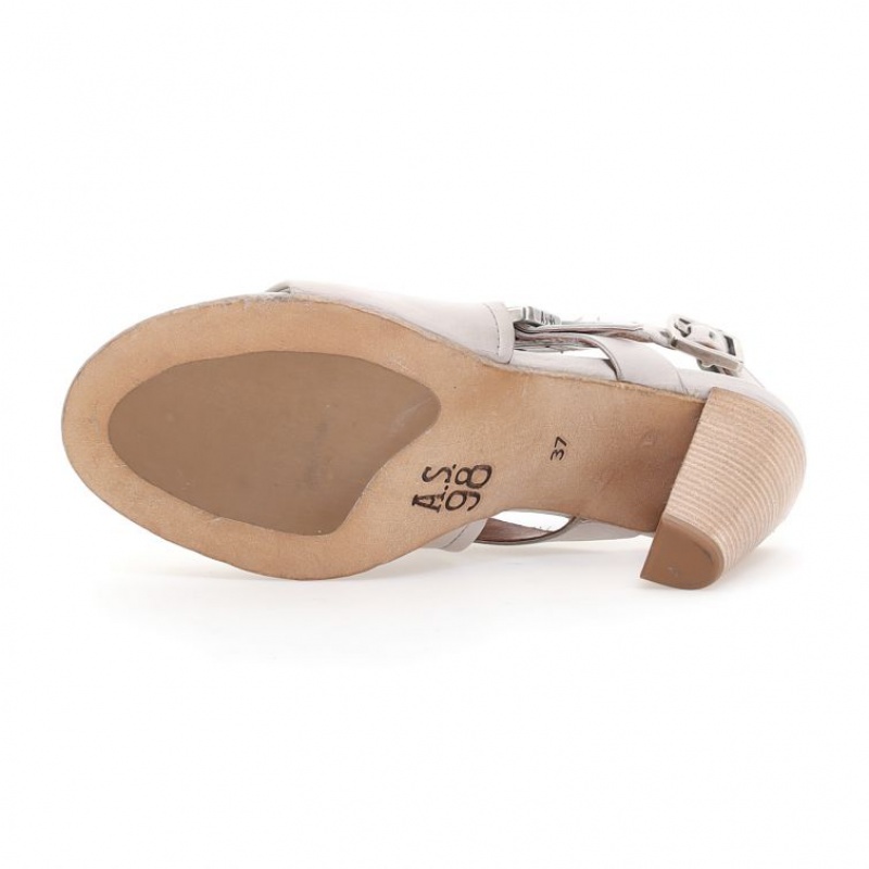 Beige A.S.98 Charlize Women's Sandals | CA-PTWUC-1964