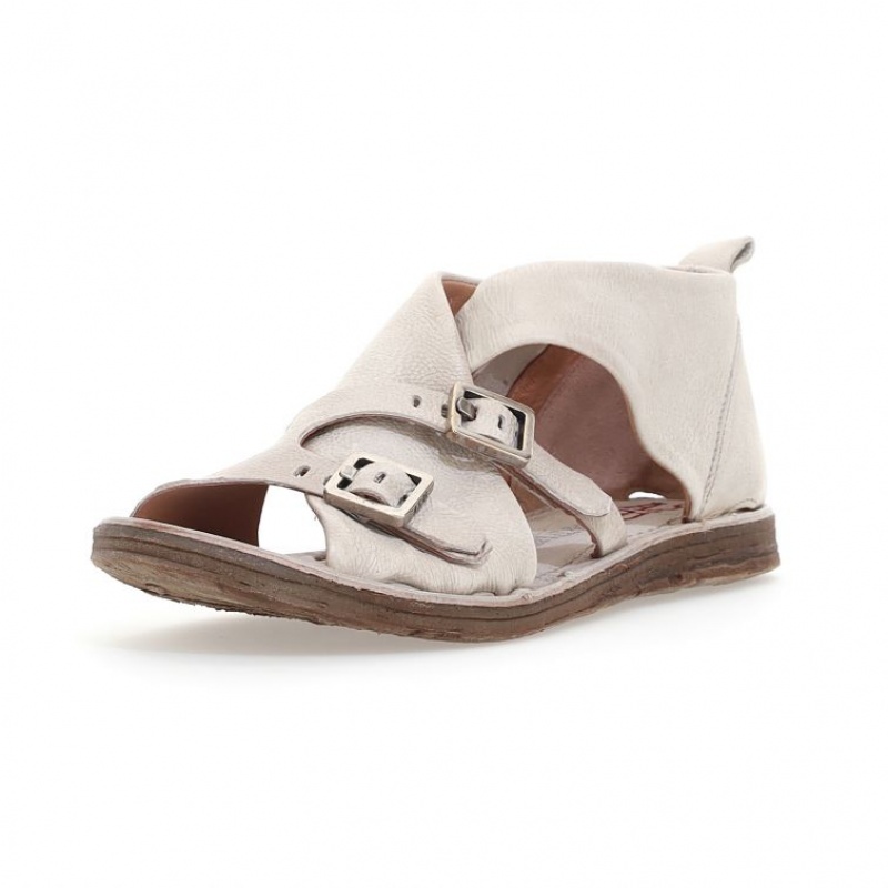 Beige A.S.98 Ruth Women's Sandals | CA-DSQCT-0745