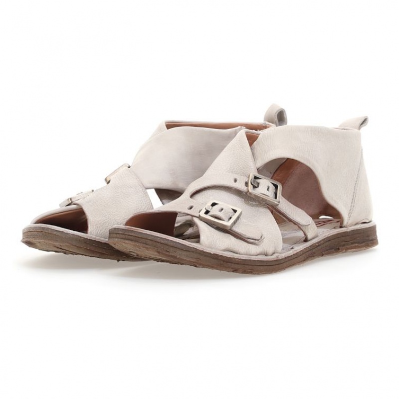 Beige A.S.98 Ruth Women\'s Sandals | CA-DSQCT-0745