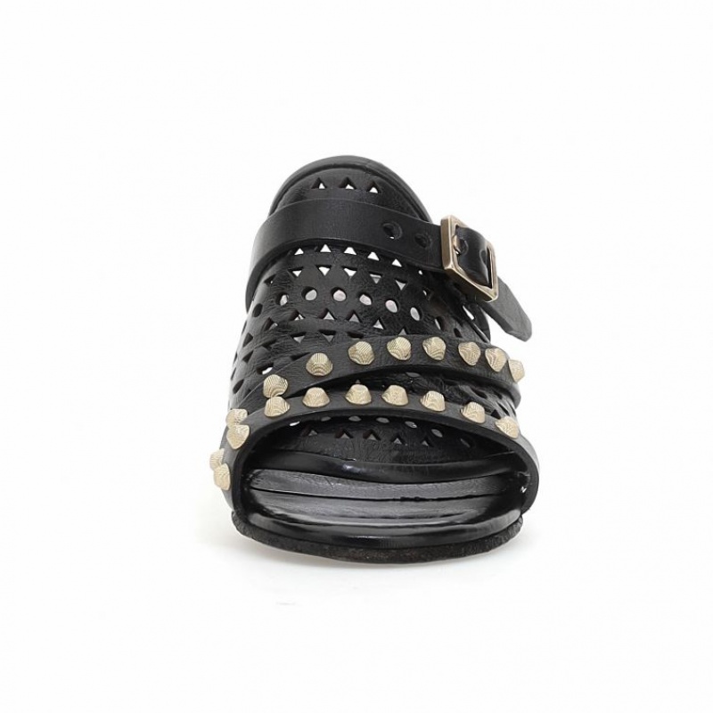 Black A.S.98 Adamina Women's Sandals | CA-RUDGL-2971