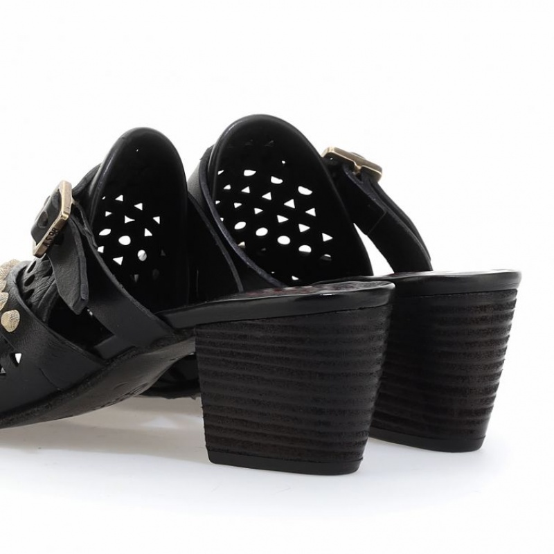 Black A.S.98 Adamina Women's Sandals | CA-RUDGL-2971