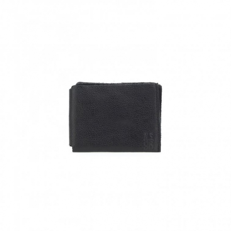 Black A.S.98 Aric Unisex Wallets | CA-OJSEB-8169