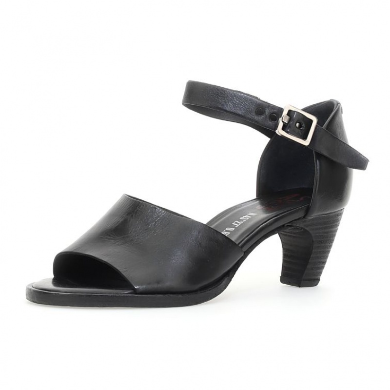 Black A.S.98 Bess Women's Sandals | CA-OWKSH-5832