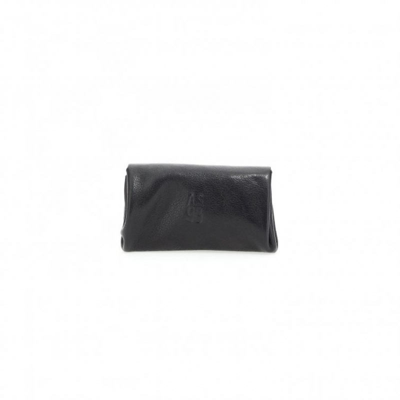 Black A.S.98 Bevis Unisex Wallets | CA-EYNLJ-2978