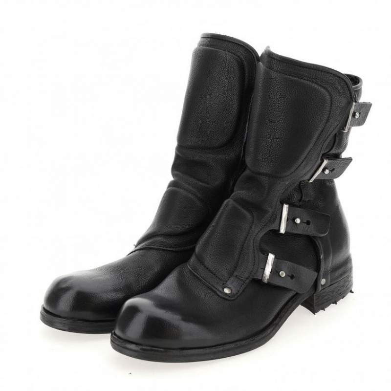 Black A.S.98 Boots Shield 409204 Men's Ankle boots | CA-ECIGR-5479