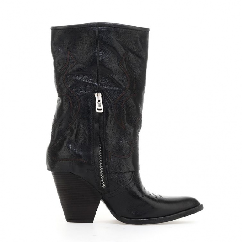 Black A.S.98 Briony Women's Ankle boots | CA-ENOQA-9703