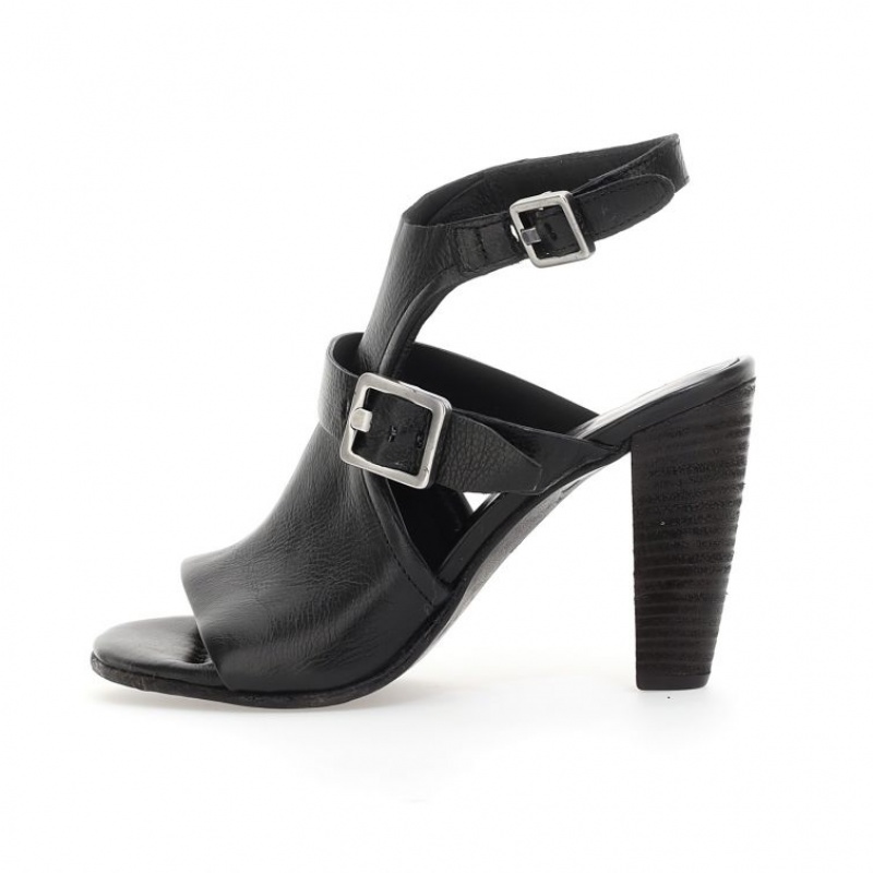 Black A.S.98 Charlize Women's Sandals | CA-BOFJE-0956