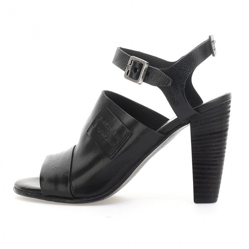 Black A.S.98 Clarise Women's Sandals | CA-MBLUN-9317