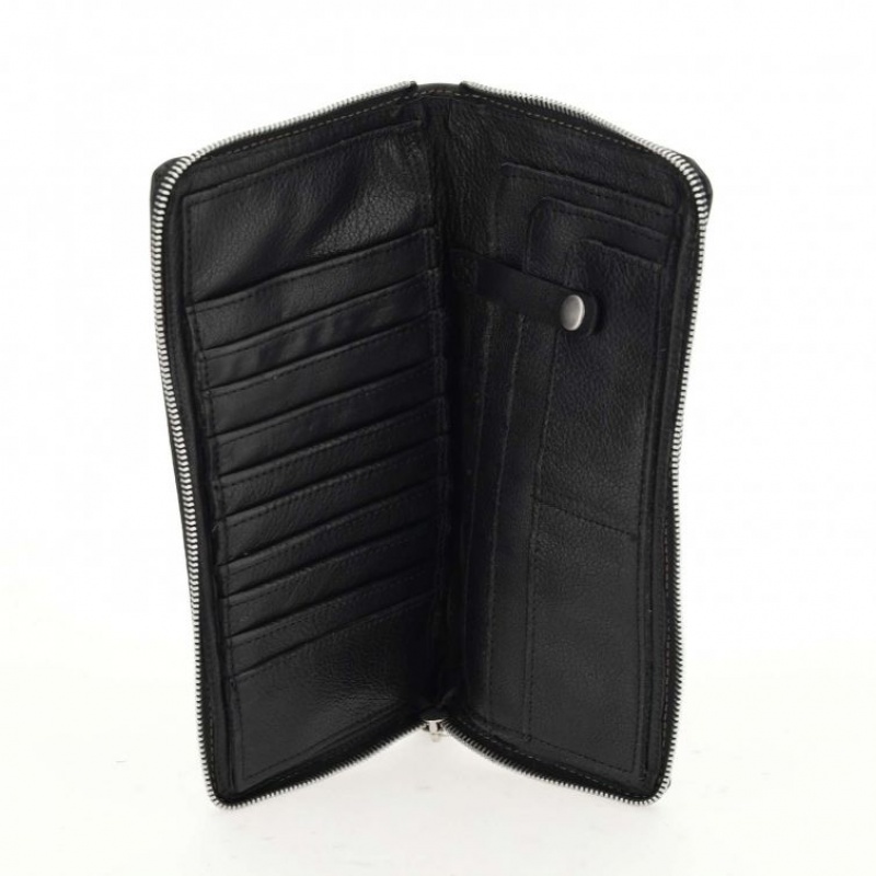 Black A.S.98 Clark Unisex Wallets | CA-SHOYL-6508