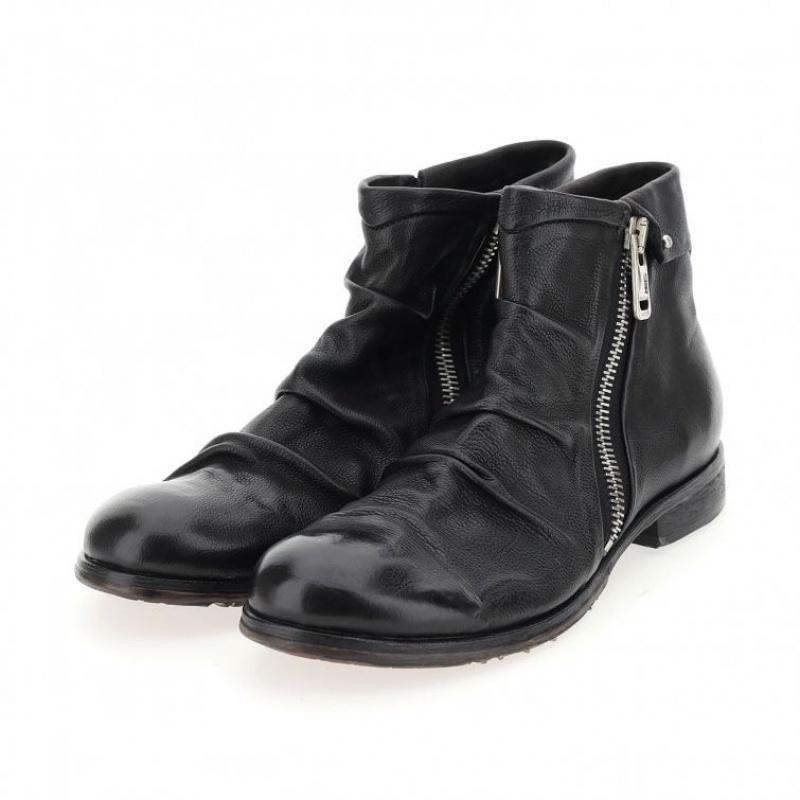 Black A.S.98 Clash 401216 Men's Ankle boots | CA-COMBV-9476