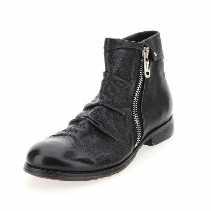 Black A.S.98 Clash 401216 Men's Ankle boots | CA-COMBV-9476