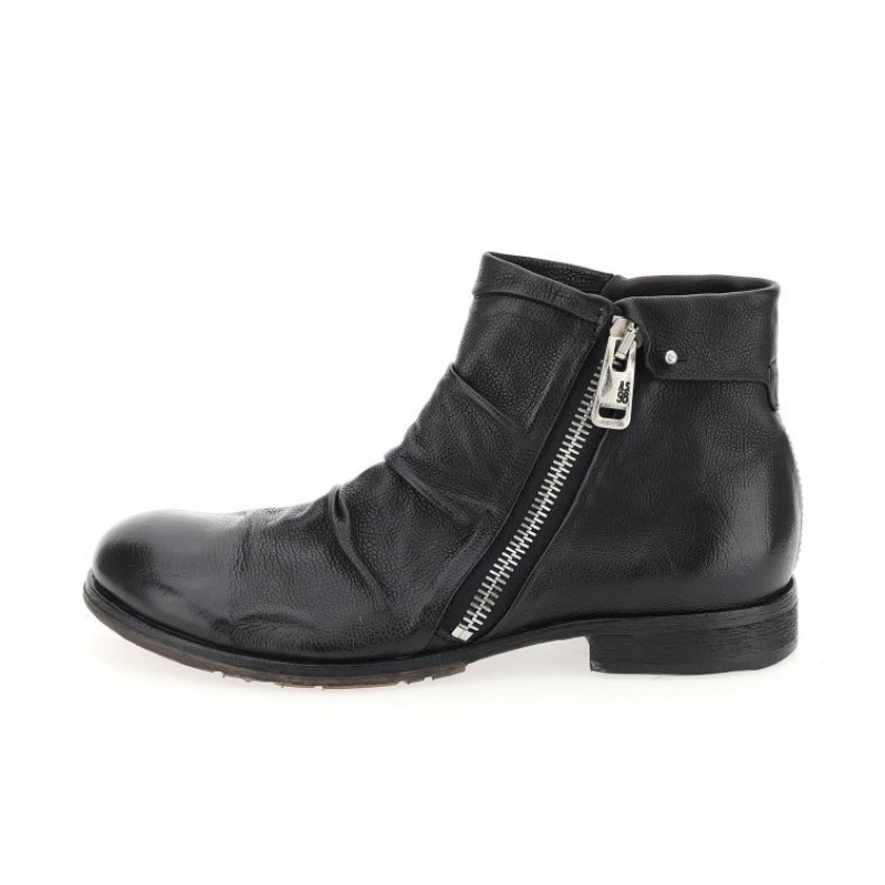 Black A.S.98 Clash 401216 Men's Ankle boots | CA-COMBV-9476