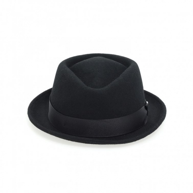 Black A.S.98 Clive Men's hats | CA-MEHJQ-3601